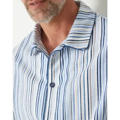 by - Pyjama classique flanelle pur coton