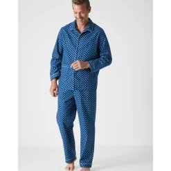 by - Pyjama classique flanelle pur coton