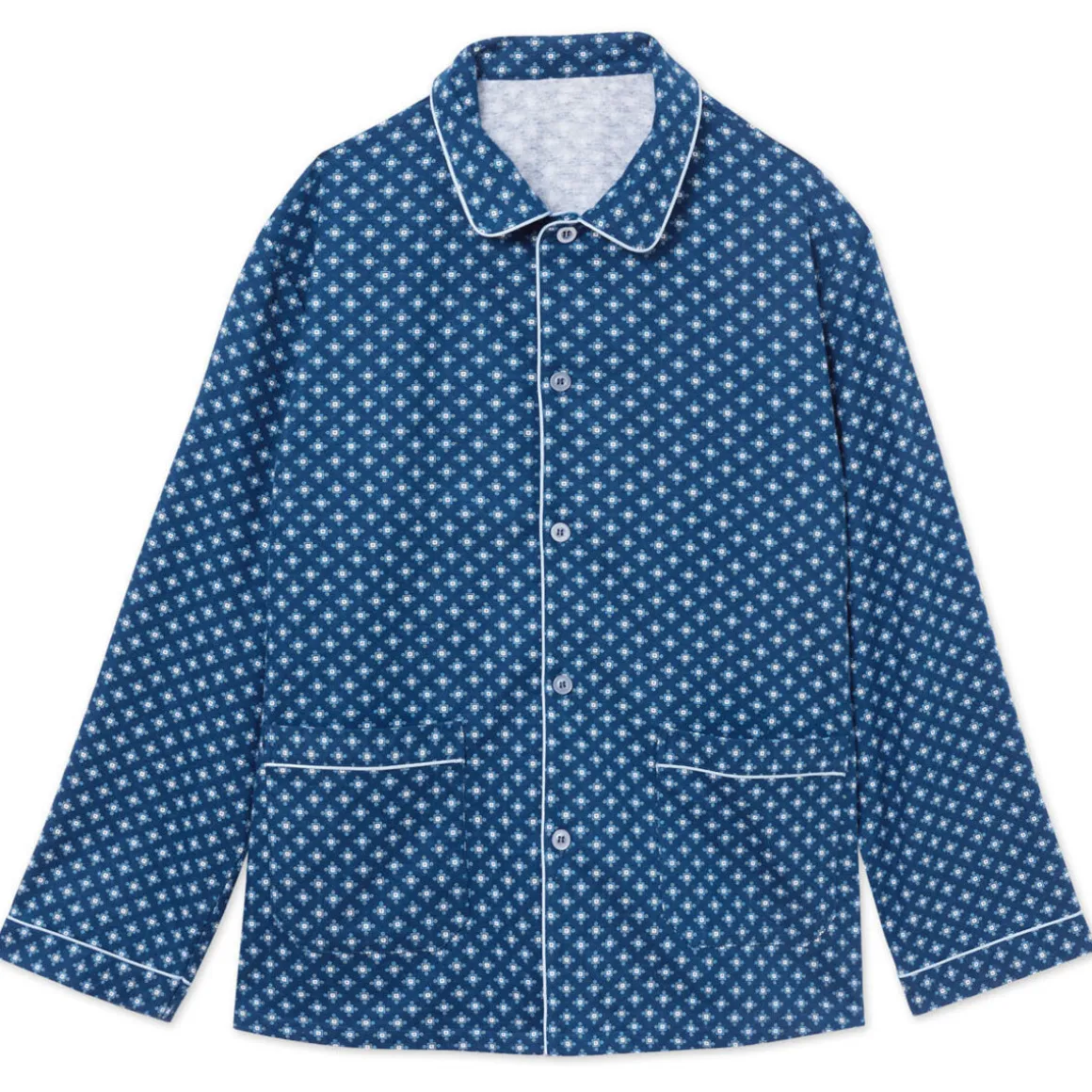 by - Pyjama classique flanelle pur coton