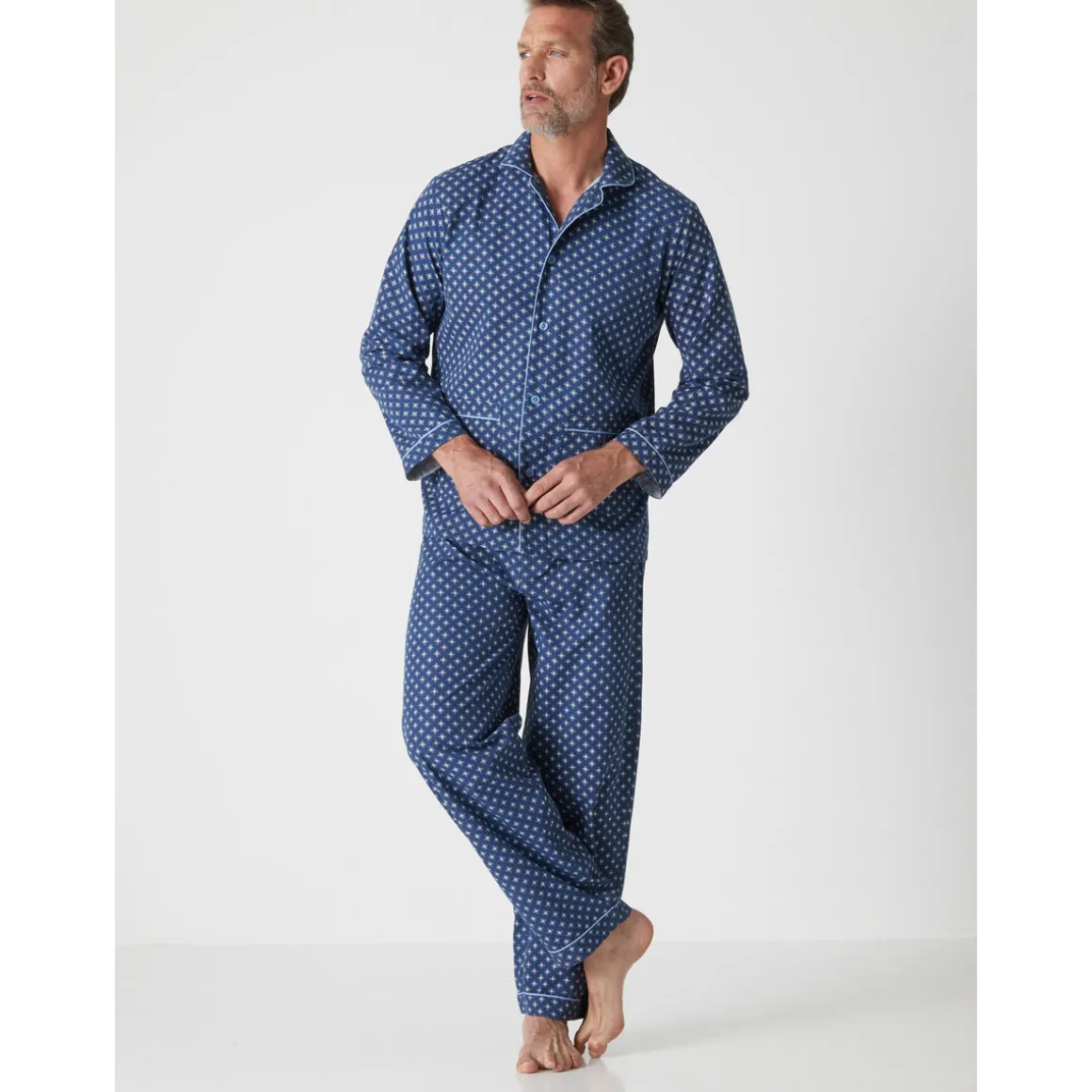by - Pyjama classique polyester coton