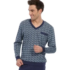 by - Pyjama forme jogging en jersey