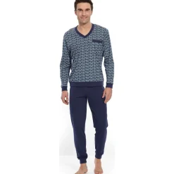 by - Pyjama forme jogging en jersey