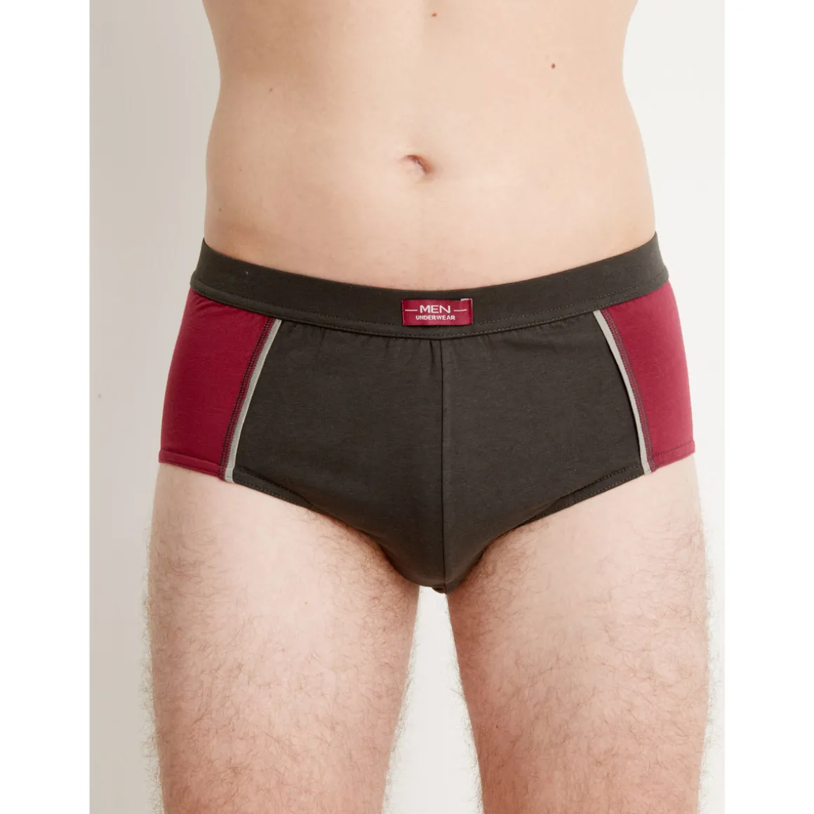 by - Slip fermé taille haute, lot de 4