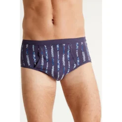 by - Slip haut ouvert pur coton lot de 4