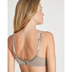 by - Soutien-gorge à armatures tulle brodé