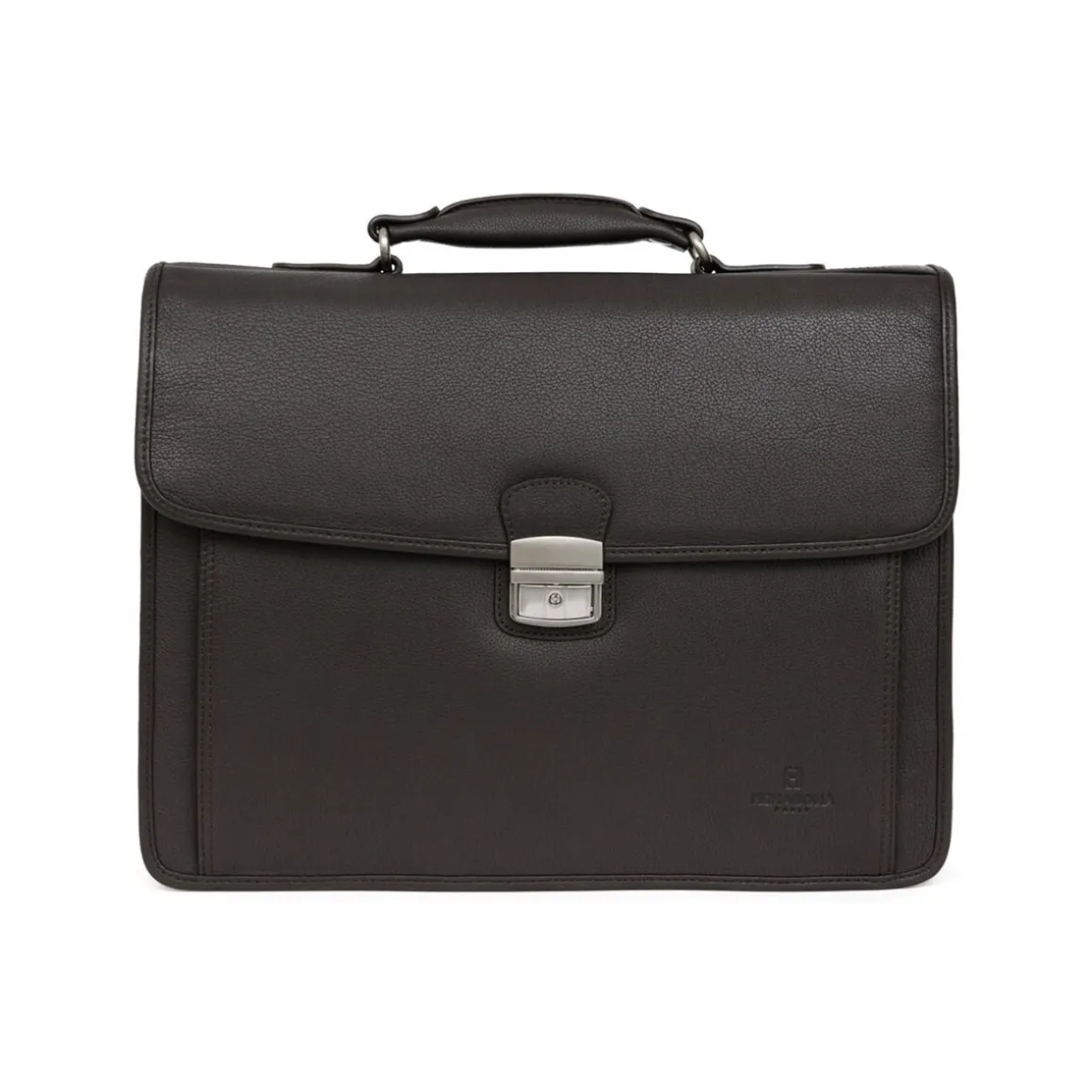 Cartable en cuir Ref 54444 Noir 38*28*14