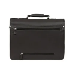 Cartable en cuir Ref 54444 Noir 38*28*14