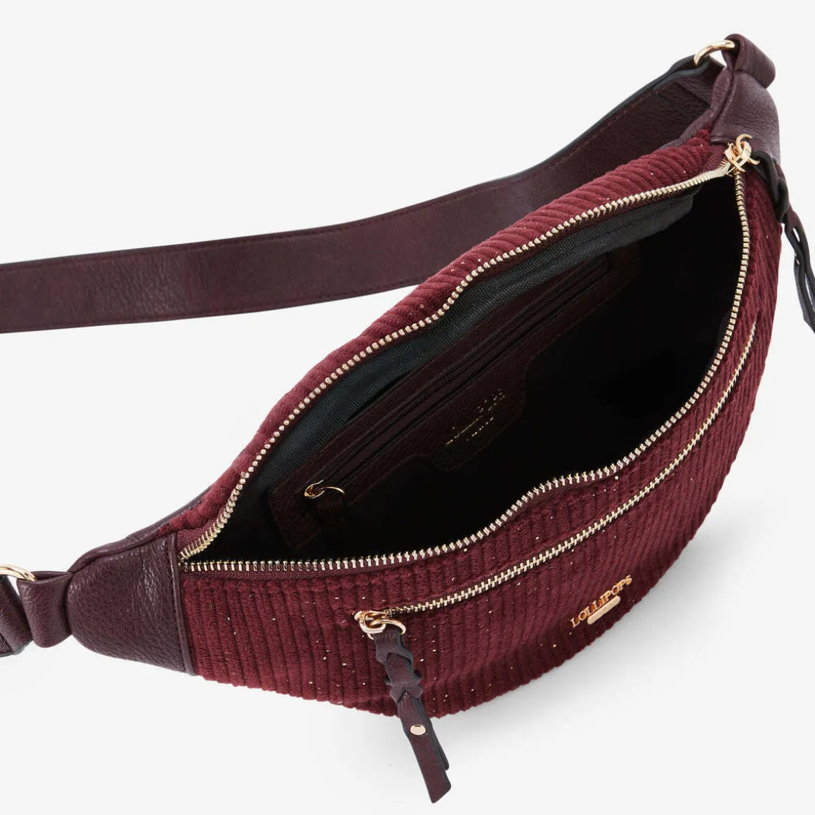 Ceinture banane bordeaux Riff