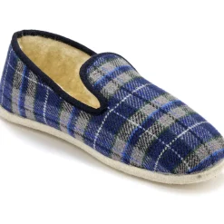 Charentaises mixtes fourrées laine