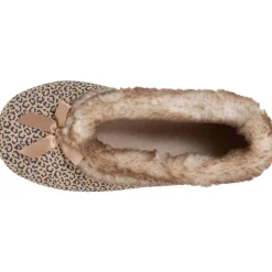 Chaussons ballerines Femme Léopard