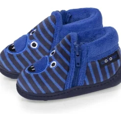 Chaussons bottillons zip Bébé Monstre