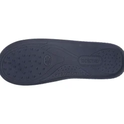 Chaussons charentaises Homme Marine velours