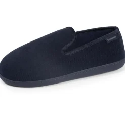 Chaussons charentaises Homme Marine velours