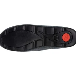 Chaussons charentaises Homme Chevrons bleus