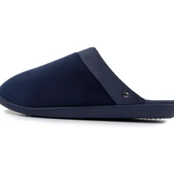 Chaussons mules Homme Marine chevrons