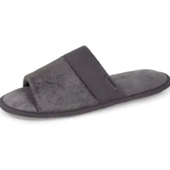 Chaussons mules ouvertes Homme Gris