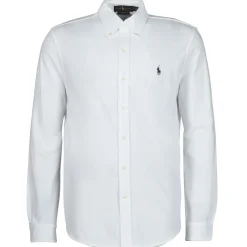 CHEMISE AJUSTEE COL BOUTONNE EN POLO FEATHERWEIGHT