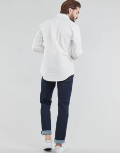 CHEMISE AJUSTEE SLIM FIT EN OXFORD LEGER