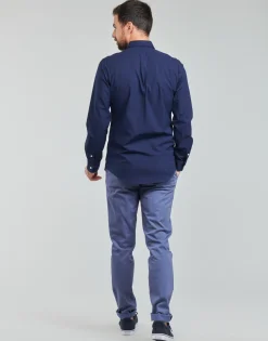 CHEMISE AJUSTEE SLIM FIT EN POPELINE UNIE