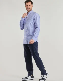 CHEMISE AJUSTEE SLIM FIT EN POPELINE RAYEE