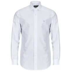 CHEMISE COUPE DROITE EN POPELINE MICRO MOTIF