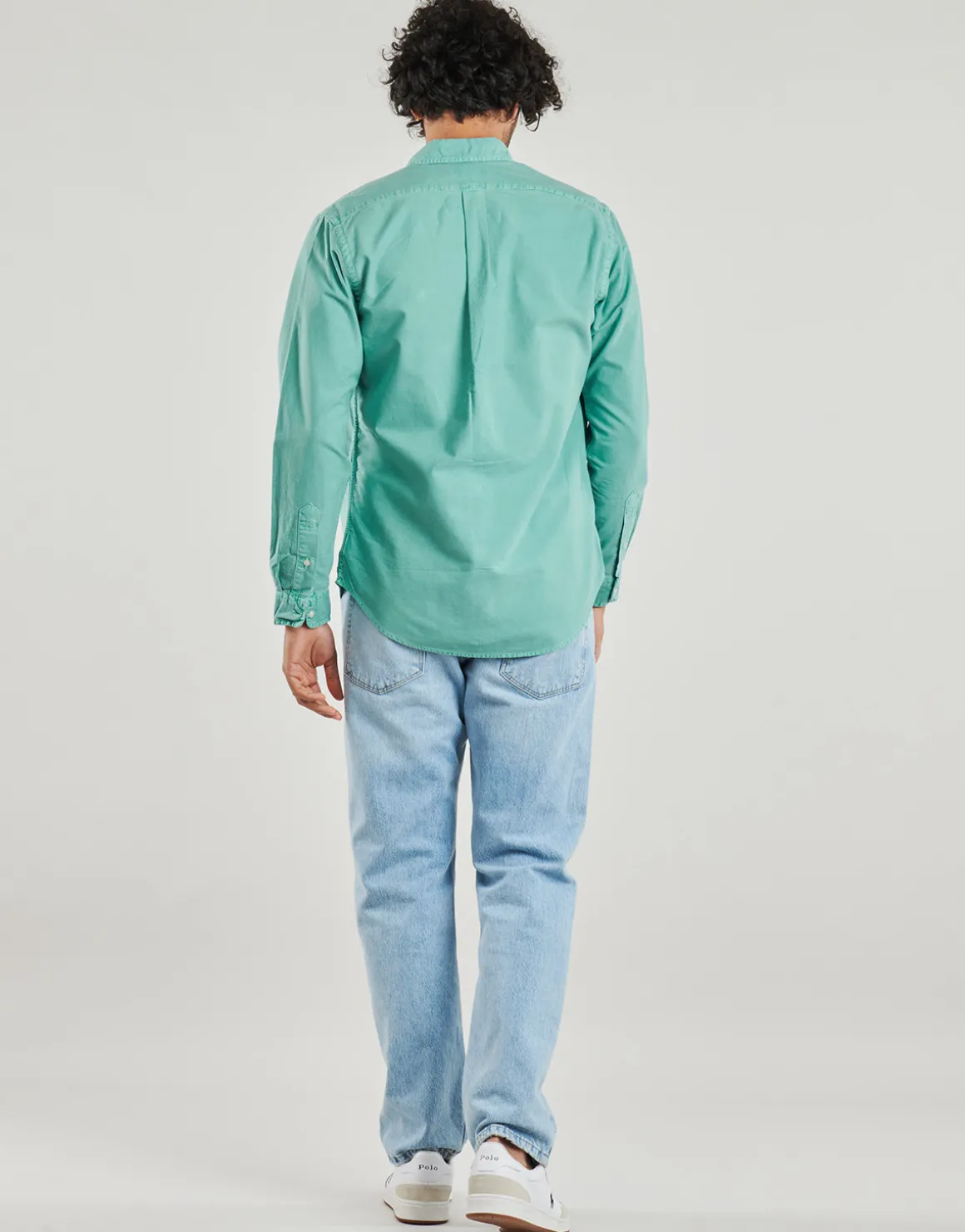 CHEMISE DROITE CUSTOM EN OXFORD LEGER