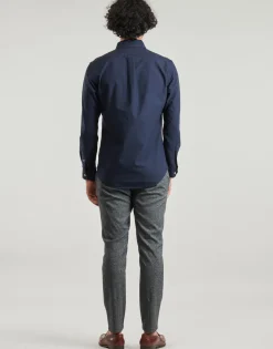 CHEMISE DROITE CUSTOM EN OXFORD LEGER