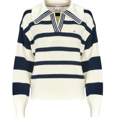 CO CARDI STITCH OPEN POLO SWT LS