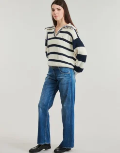 CO CARDI STITCH OPEN POLO SWT LS