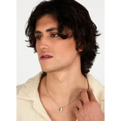 Collier en argent 925/1000 recyclé et diamant