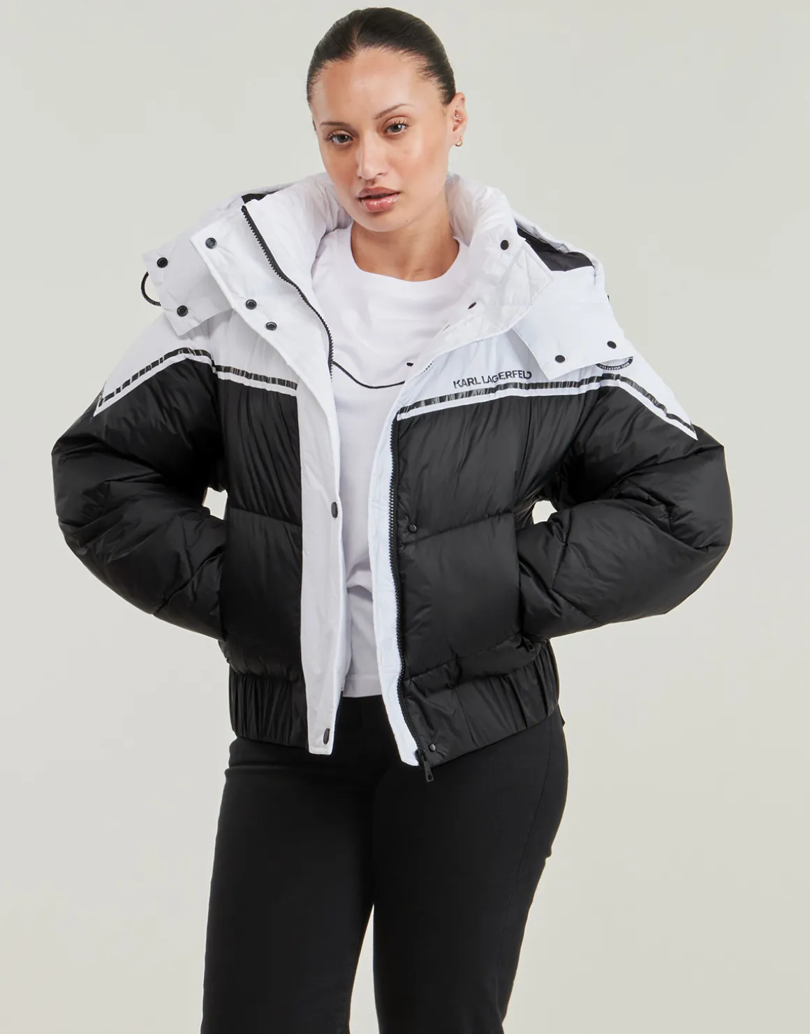 COLORBLOCK PADDED JACKET