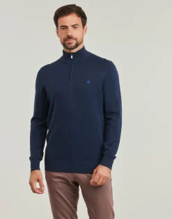 Cotton YD 1/4 Zip Sweater