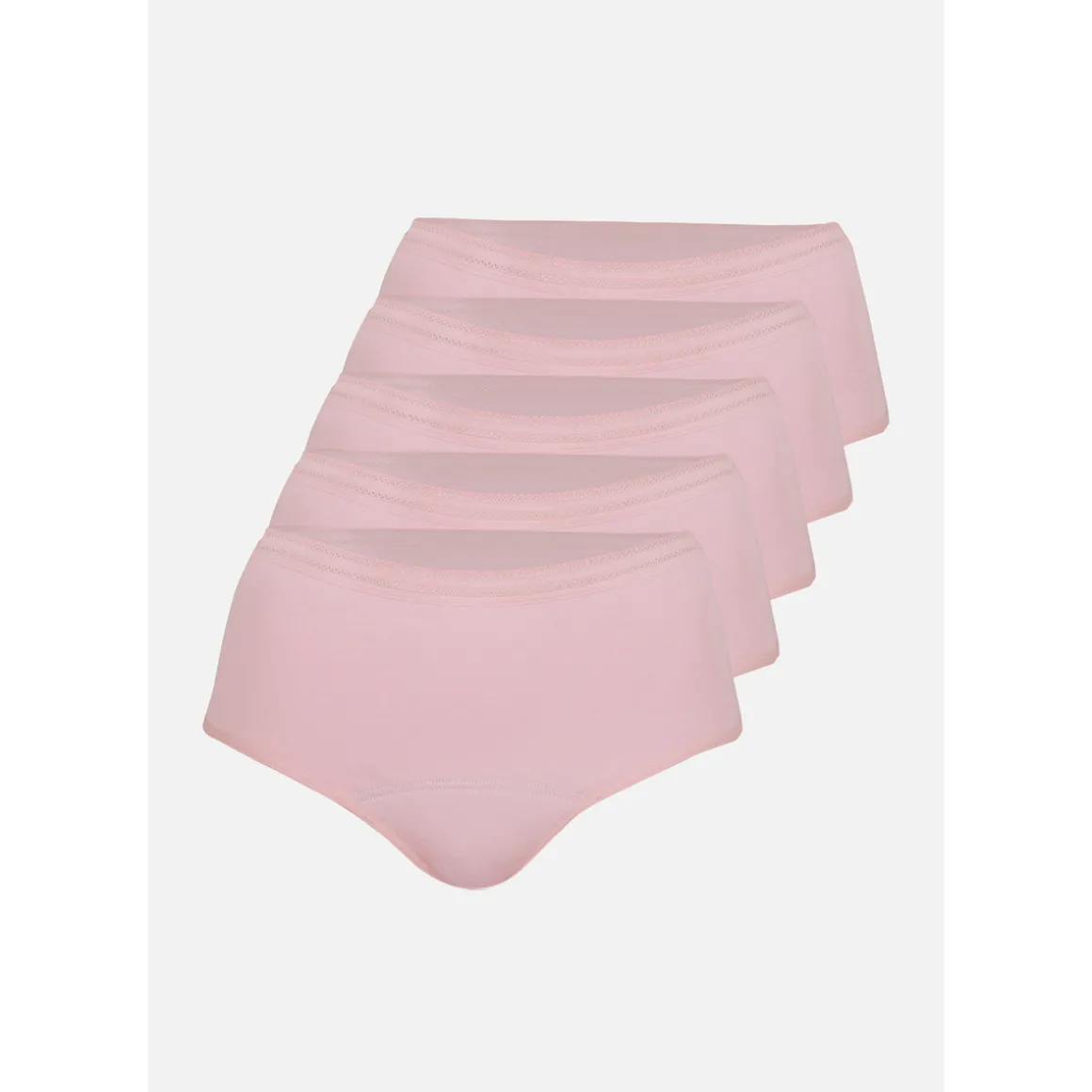 Culottes menstruelles taille haute, lot de 5