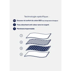 Culottes menstruelles taille haute, lot de 3