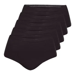 Culottes menstruelles taille haute, lot de 5