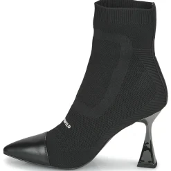 DEBUT MIX KNIT ANKLE BOOT