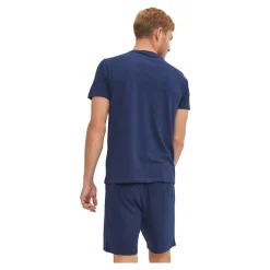 Ensemble Pyjama court Tshirt col rond homme en coton