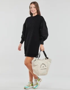 FABRIC MIX SWEATDRESS