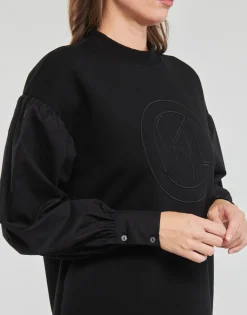 FABRIC MIX SWEATDRESS