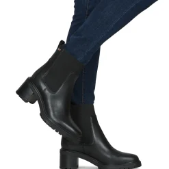 FLAG MID HEEL LEATHER CHELSEA