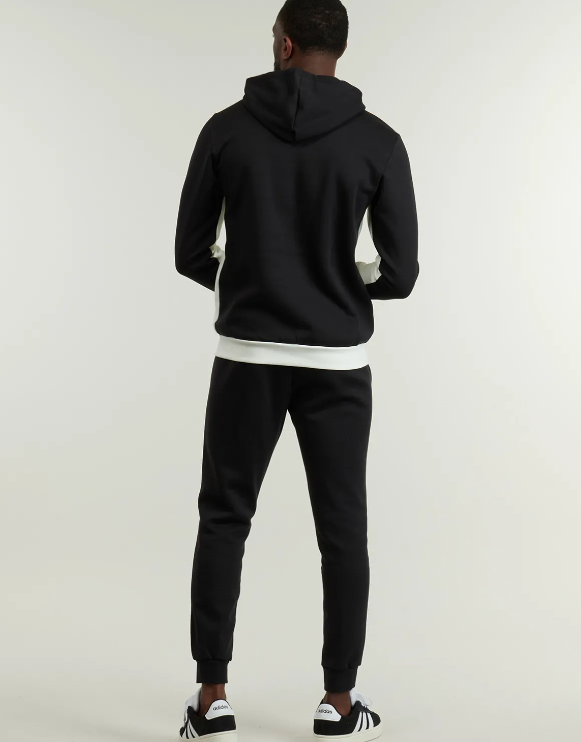 Fleece Colorblock Hooded Tracksuit