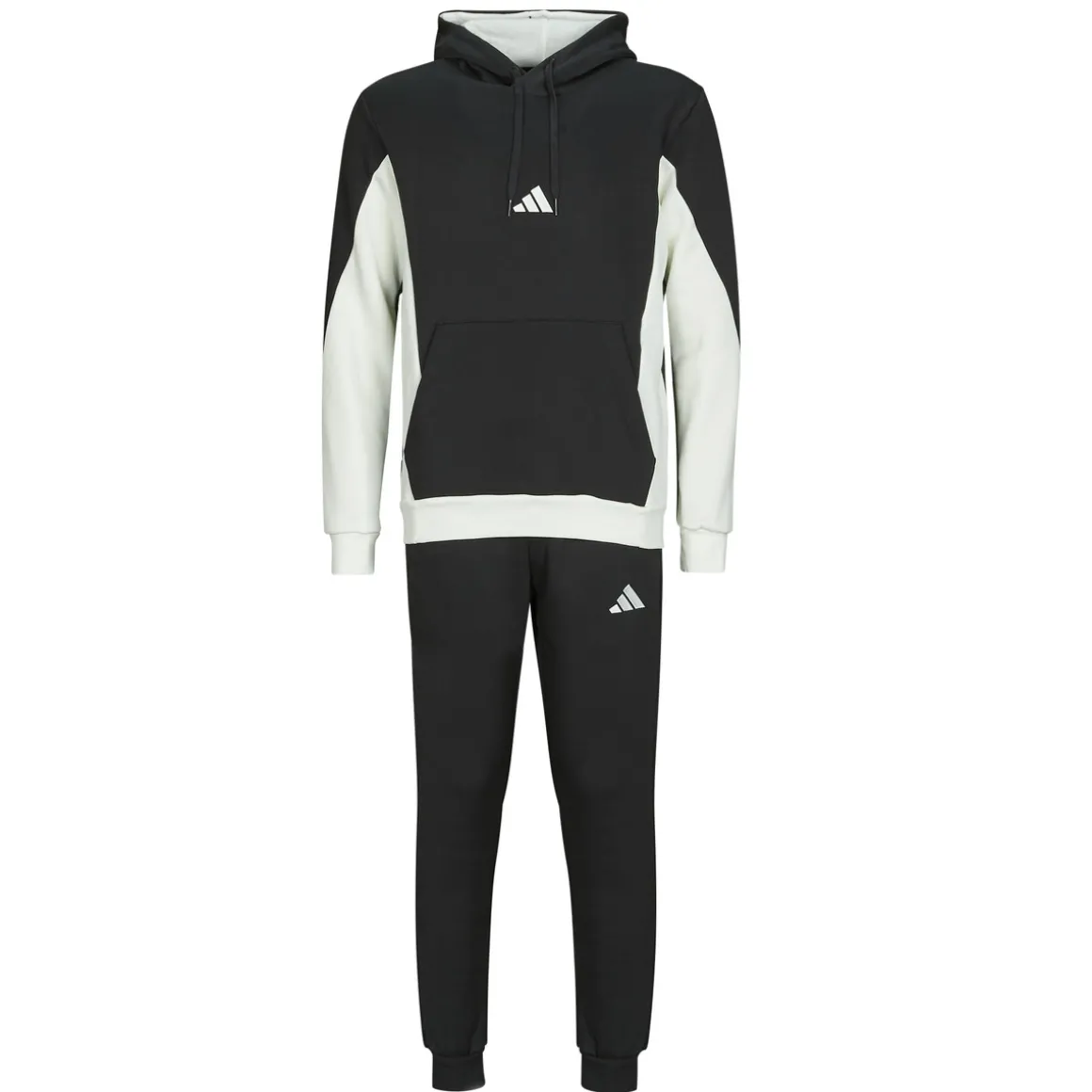 Fleece Colorblock Hooded Tracksuit