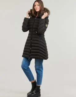 FUJI HOODED MID FAUSSE FOURRURE