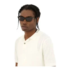 Geste ZZV avec. Noir Lunettes de soleil, Noir/Gris, 54 mm