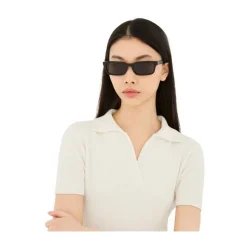 Geste ZZV avec. Noir Lunettes de soleil, Noir/Gris, 54 mm