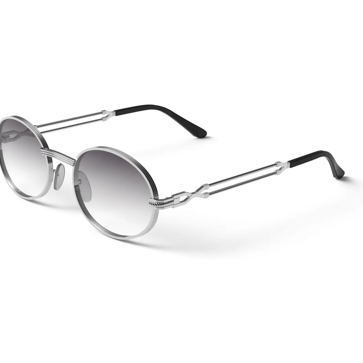 GIAVA Lunettes de soleil, Argent/Fumée, 51 mm