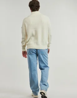 GIOVANNI RELAXED HALF-ZIP KNIT SAILING SWEATER