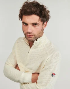 GIOVANNI RELAXED HALF-ZIP KNIT SAILING SWEATER