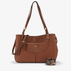 Grand sac shopper cognac Raven