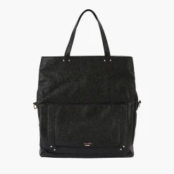 Grand sac shopper noir Pasqua